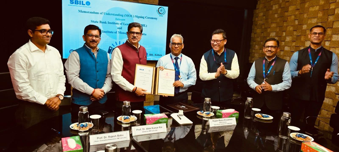 IIM Calcutta Signs MoU with State Bank Institute of Leadership